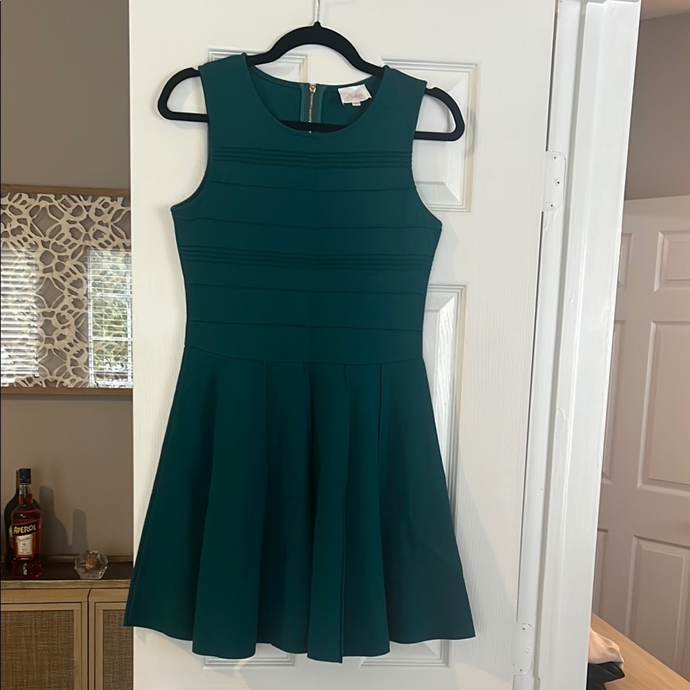 Parker Green Sleeveless Dress